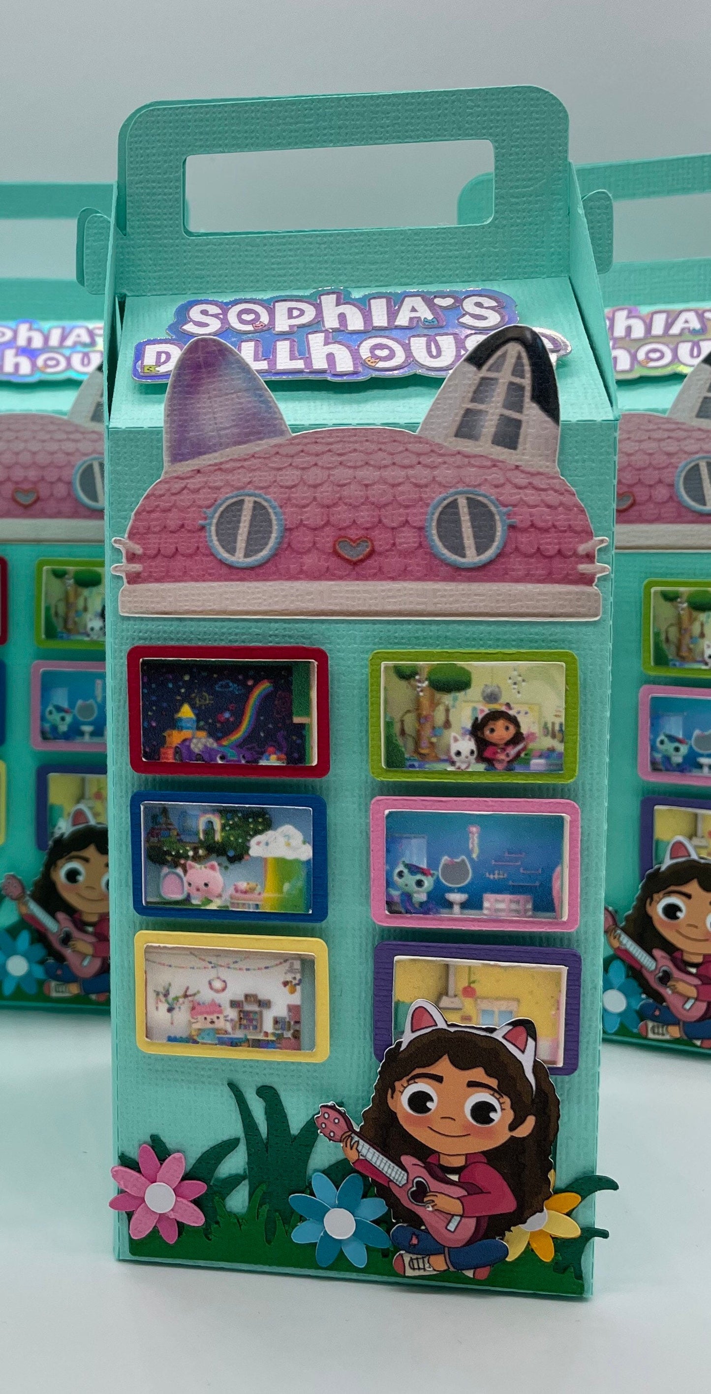 Gabby’s Dollhouse Favor Box, Gabby’s Dollhouse Candy Box, Gabby’s Dollhouse Party Decorations, Gabby’s Dollhouse Decor