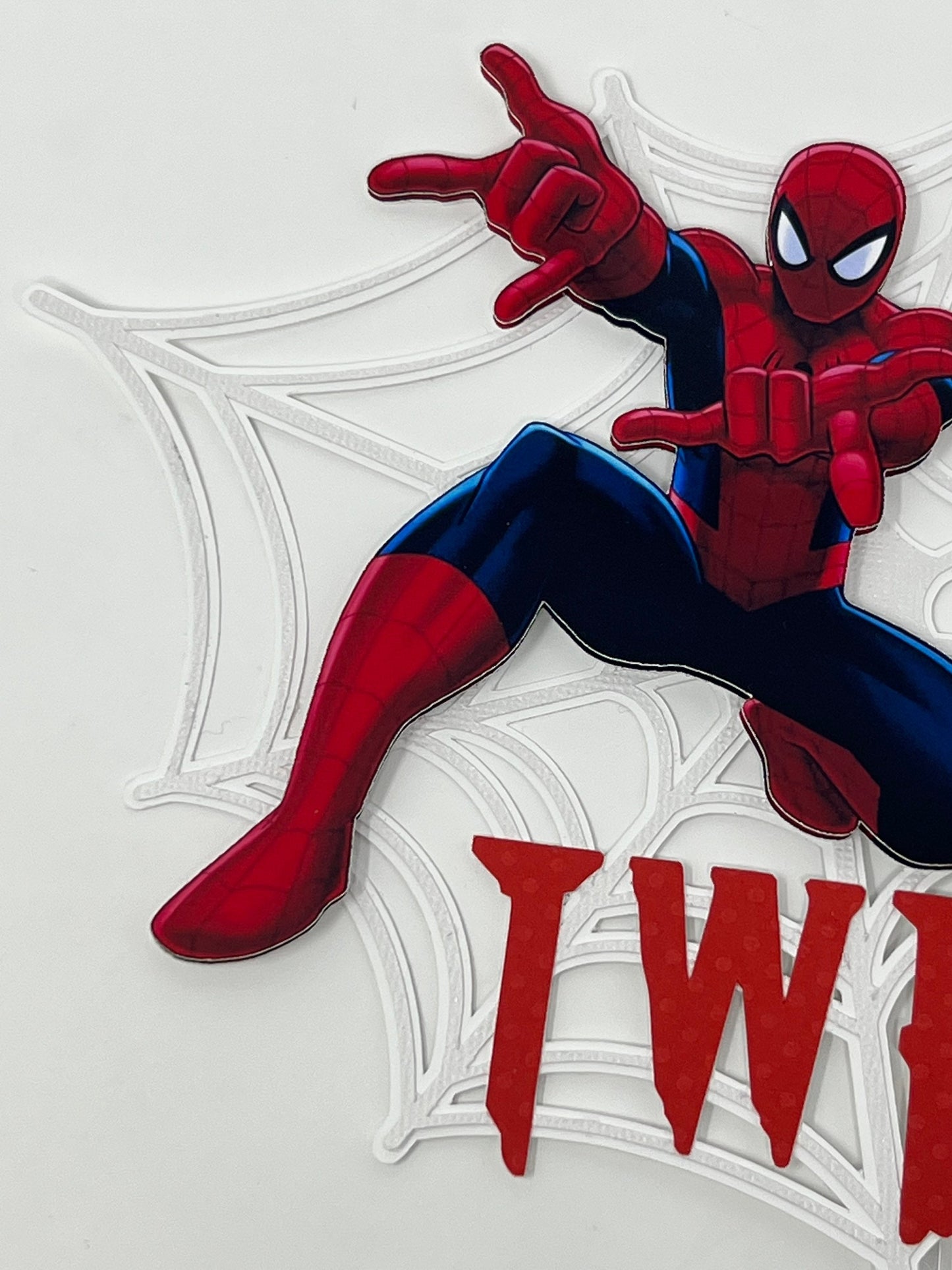 SpiderMan Cake Topper, Spider Birthday, SpiderMan Theme Personalized, Custom SpiderMan Theme, Marvel Party Decor,