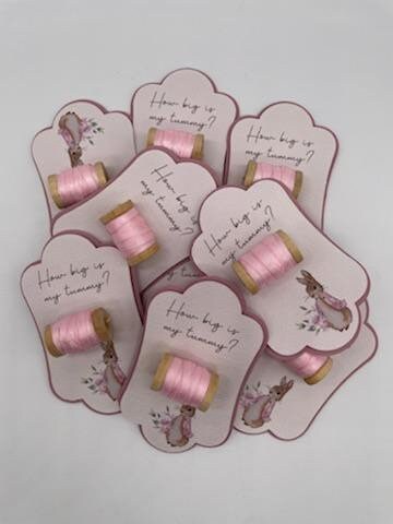 Flopsy Bunny Baby Shower Games, Bump Measuring Game,How Big is Mommy's Belly Game, Baby Shower Games, Flopsy Baby Bump Game, Guess Baby Bump
