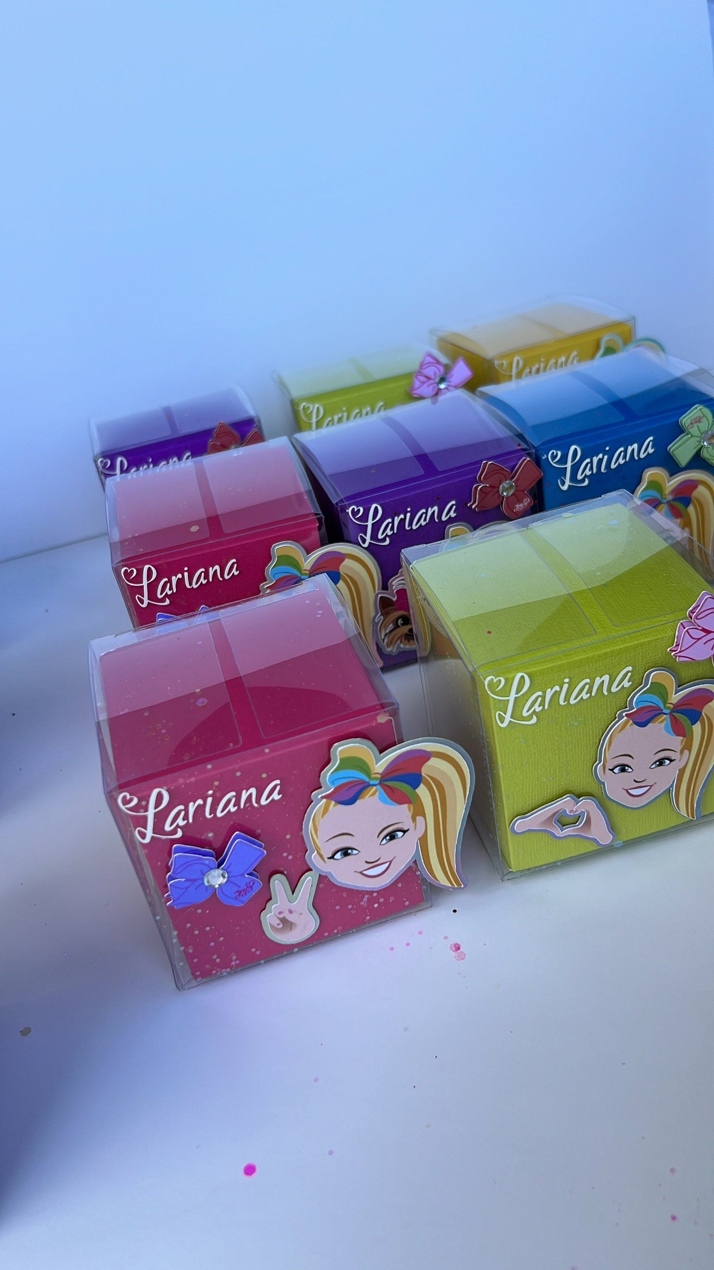 Jojo Siwa Birthday Favor Boxes, Jojo Siwa Party Decoration, Clear Favor Box,Party Treat Favor Box,Personalized Favor Box, Candy Box,