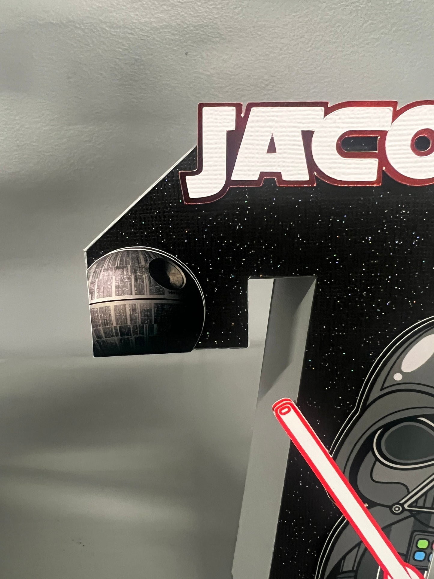 Star Wars 3D Letter/Number, Star Wars Party Decoration, Darth Vader Birthday, Disney Birthday, Disney Galaxy Theme, Yoda Birthday