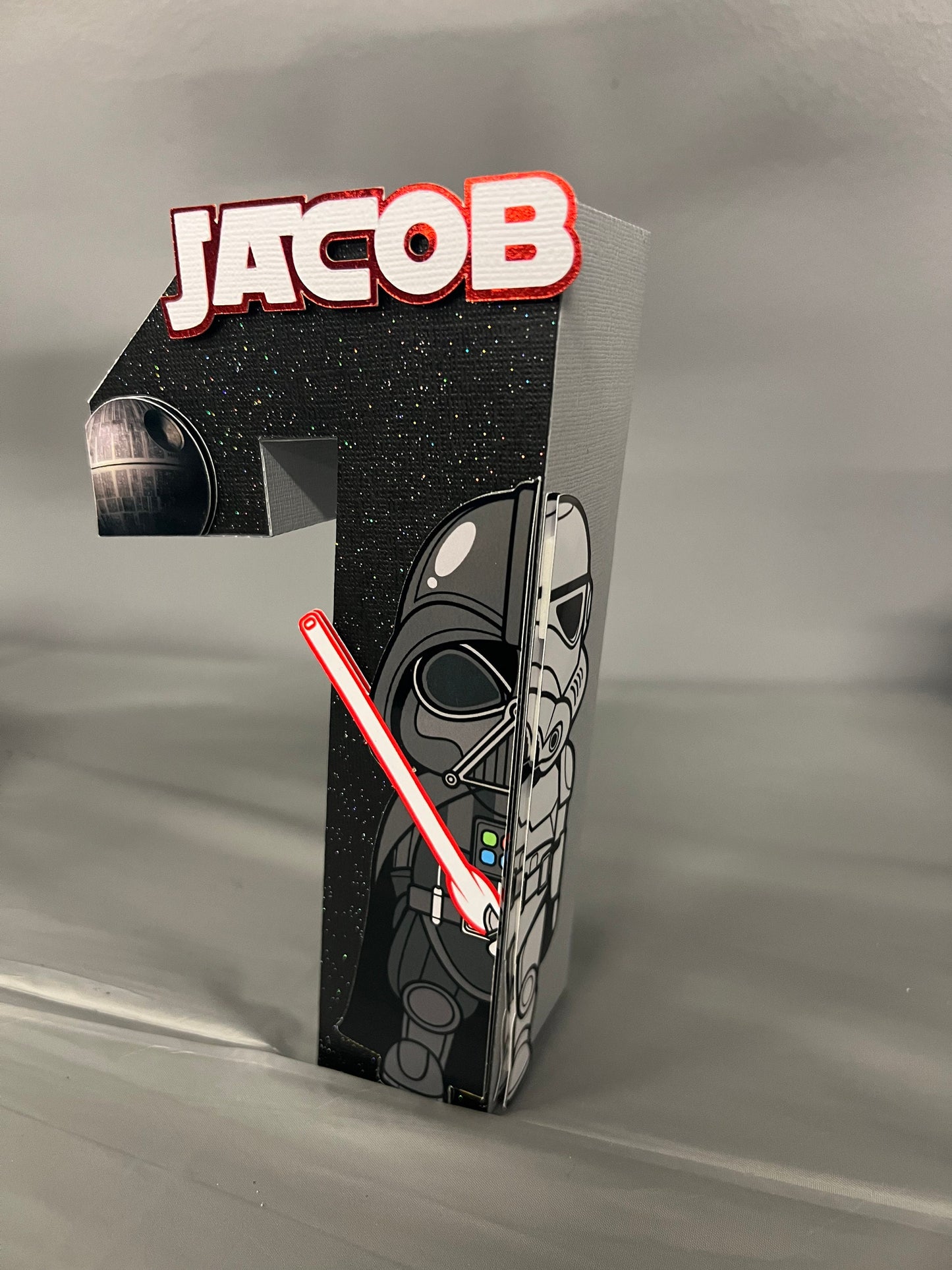 Star Wars 3D Letter/Number, Star Wars Party Decoration, Darth Vader Birthday, Disney Birthday, Disney Galaxy Theme, Yoda Birthday