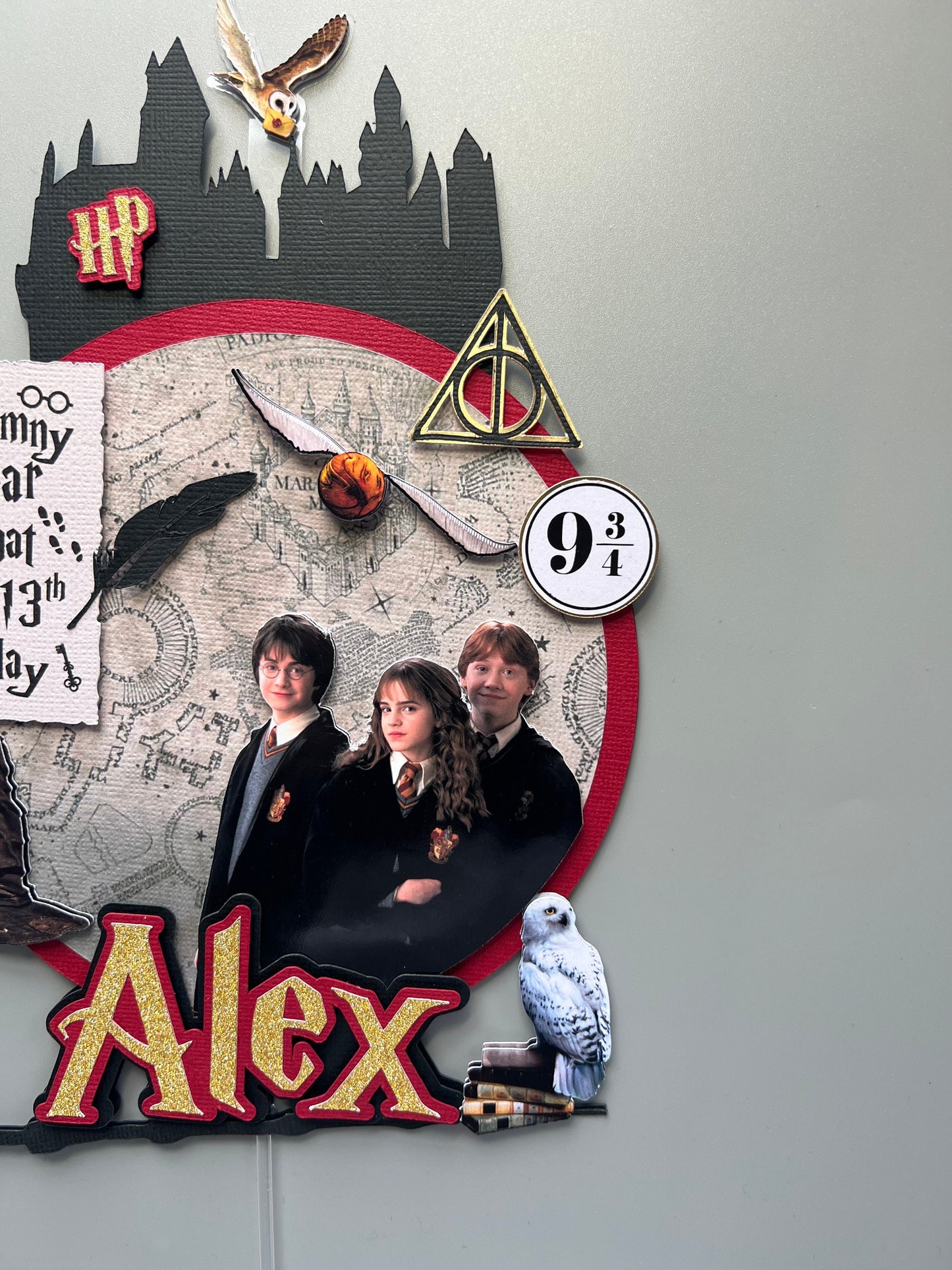 Harry Potter Cake Toppers, Wizard Themed Party Decorations, Glasses Harry Potter, Lightening Bolt Harry Potter