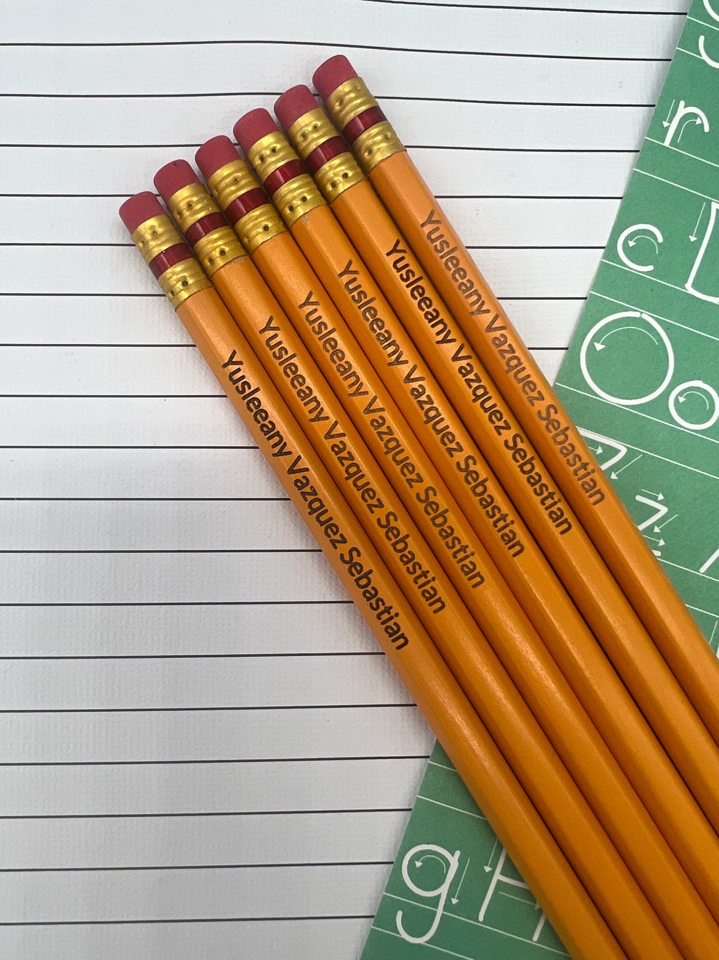 Engraved Personalized Pencils | #2 Pencils | Back to school supplies | Custom Engraved Pencils | Teacher Appreciation Gifts