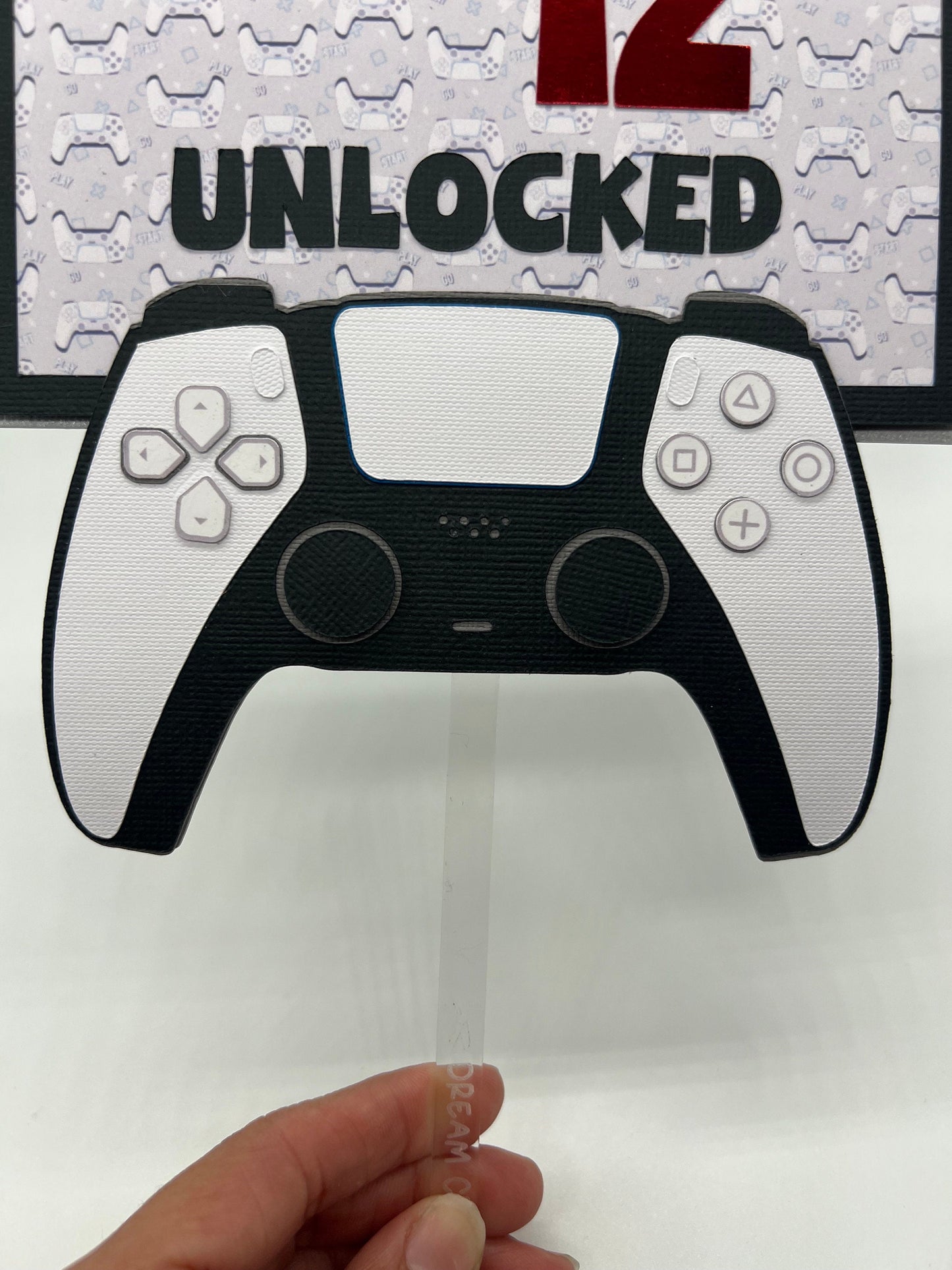 Gamer Cake Topper, Boys Personalized Cake Topper, Level Unlocked Cake Topper, Video Game Theme Cake Topper, Gaming Theme