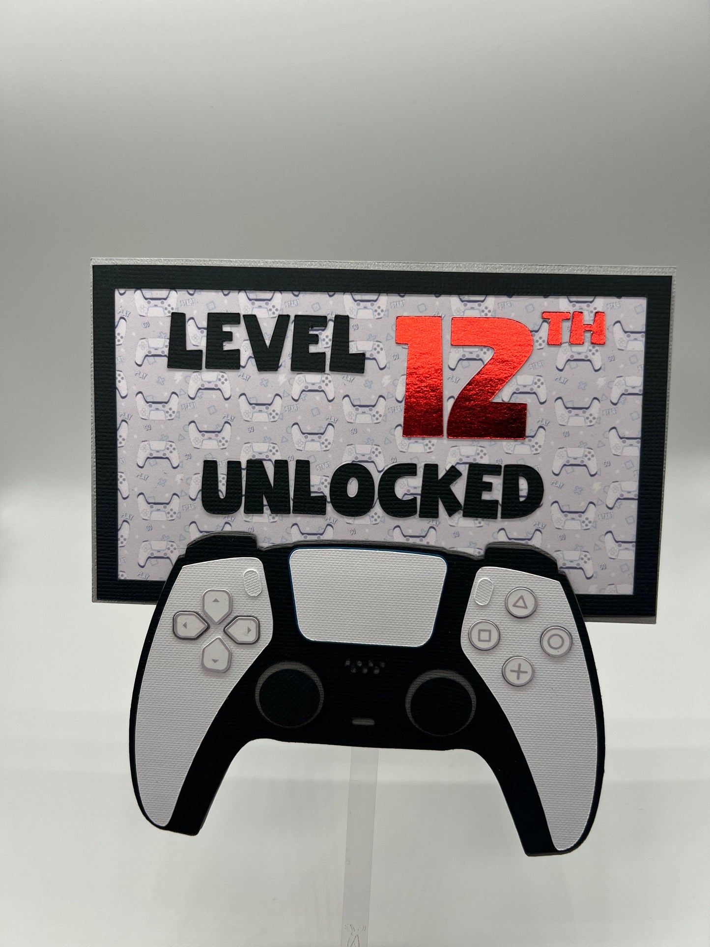 Gamer Cake Topper, Boys Personalized Cake Topper, Level Unlocked Cake Topper, Video Game Theme Cake Topper, Gaming Theme