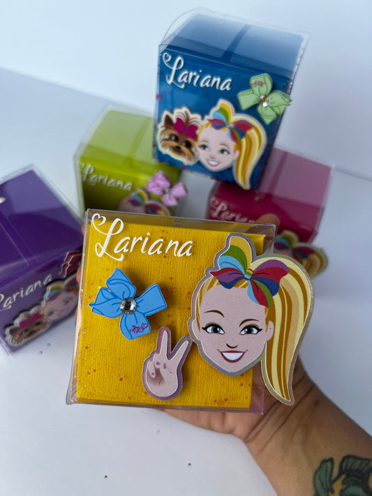 Jojo Siwa Birthday Favor Boxes, Jojo Siwa Party Decoration, Clear Favor Box,Party Treat Favor Box,Personalized Favor Box, Candy Box,