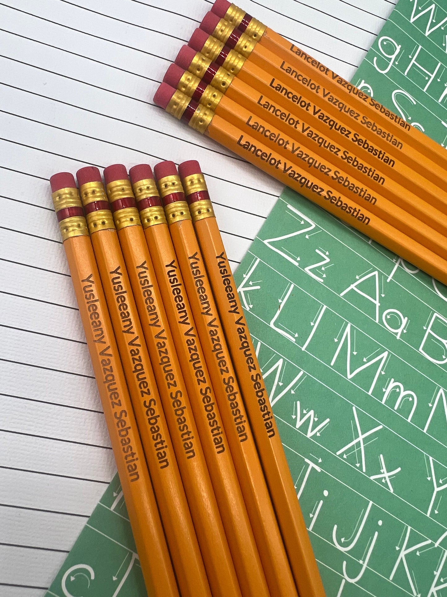 Engraved Personalized Pencils | #2 Pencils | Back to school supplies | Custom Engraved Pencils | Teacher Appreciation Gifts